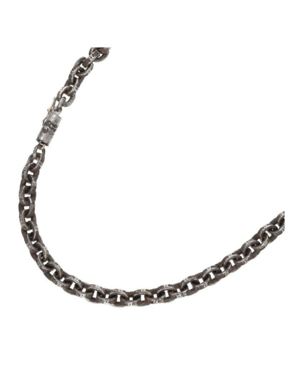 Chrome Hearts Paper Chain 30 Silver Necklace